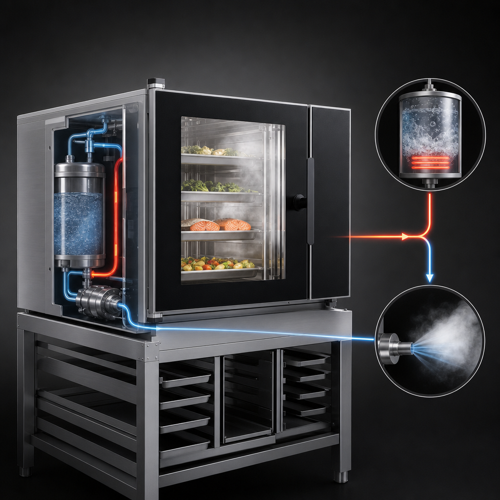 Boiler and Injection Steam Hybrid System