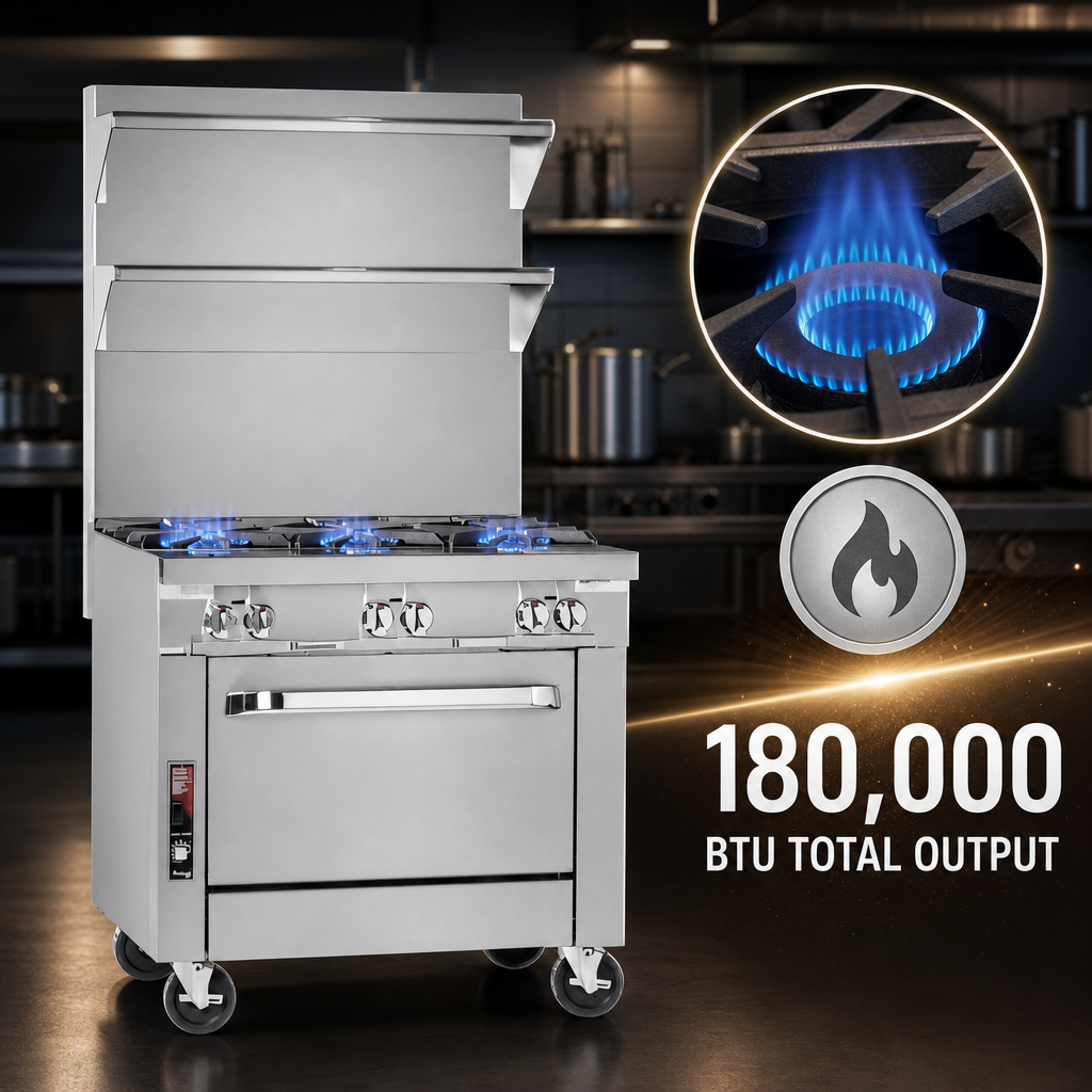 180,000 BTU Total Output