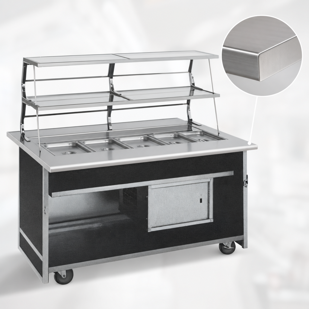 Heavy-Duty Stainless Steel Top