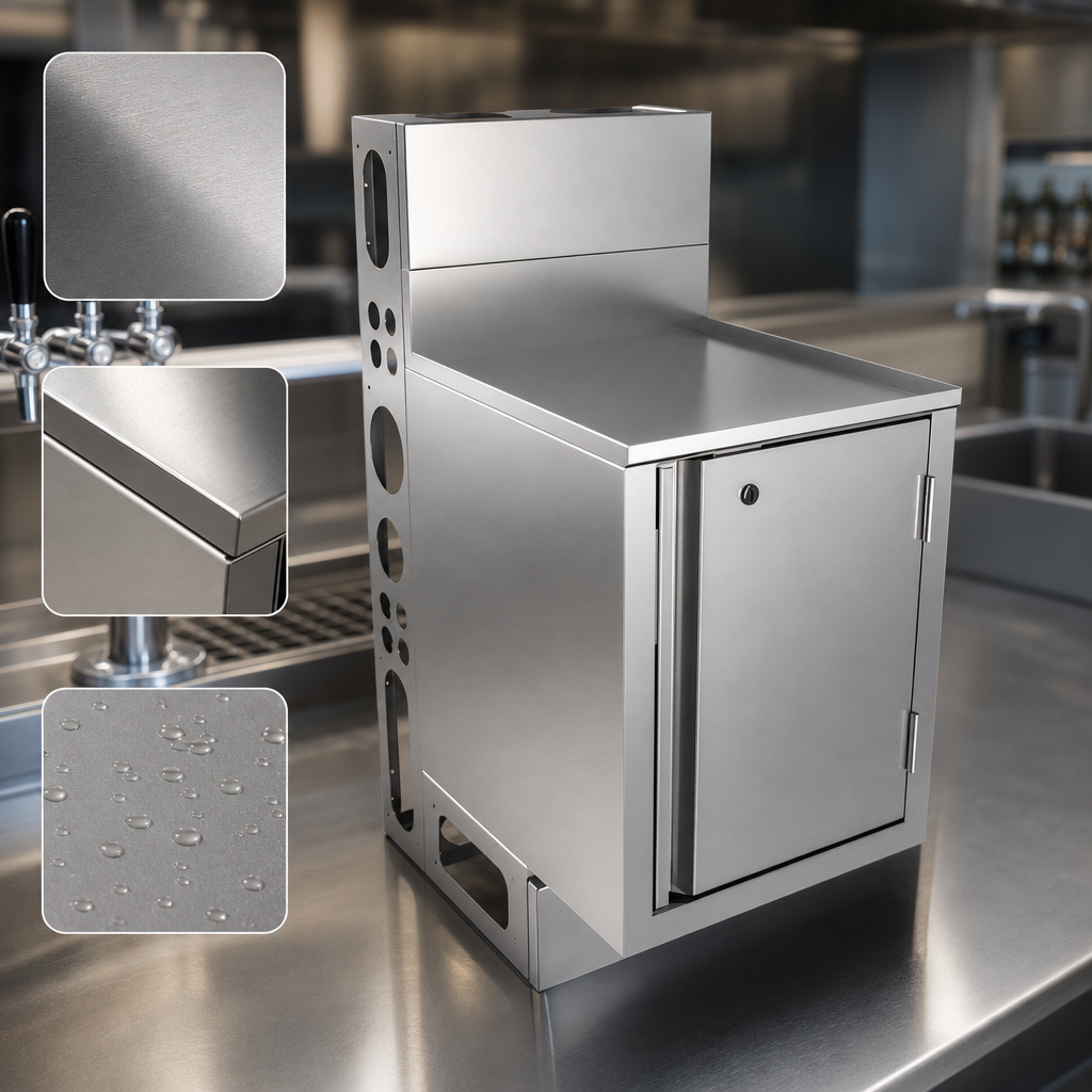 18-Gauge Stainless Steel Construction