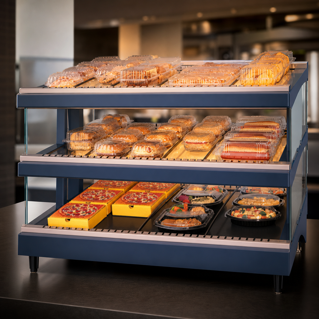 Dual Heated Glass Shelves