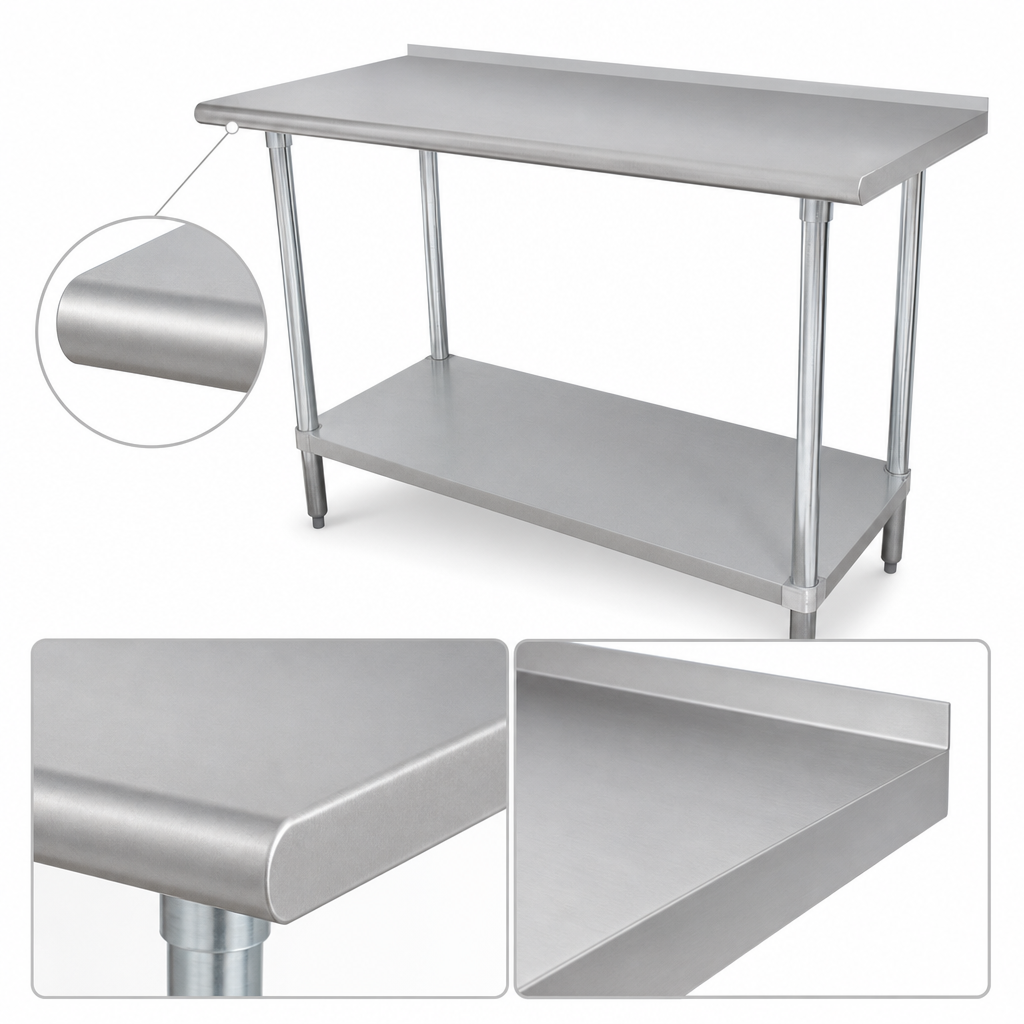 Sanitary Rolled Front Edge