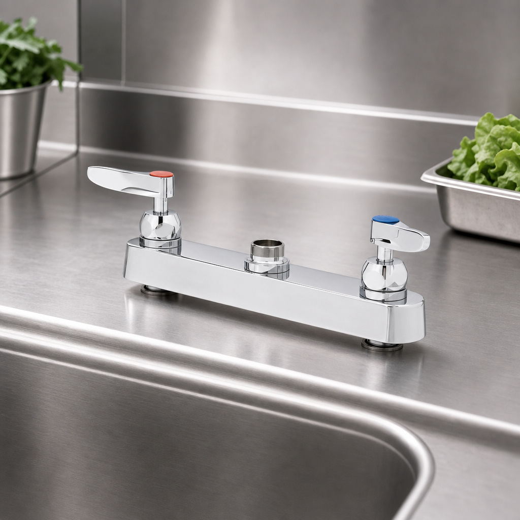 Deck-Mount Workboard Faucet
