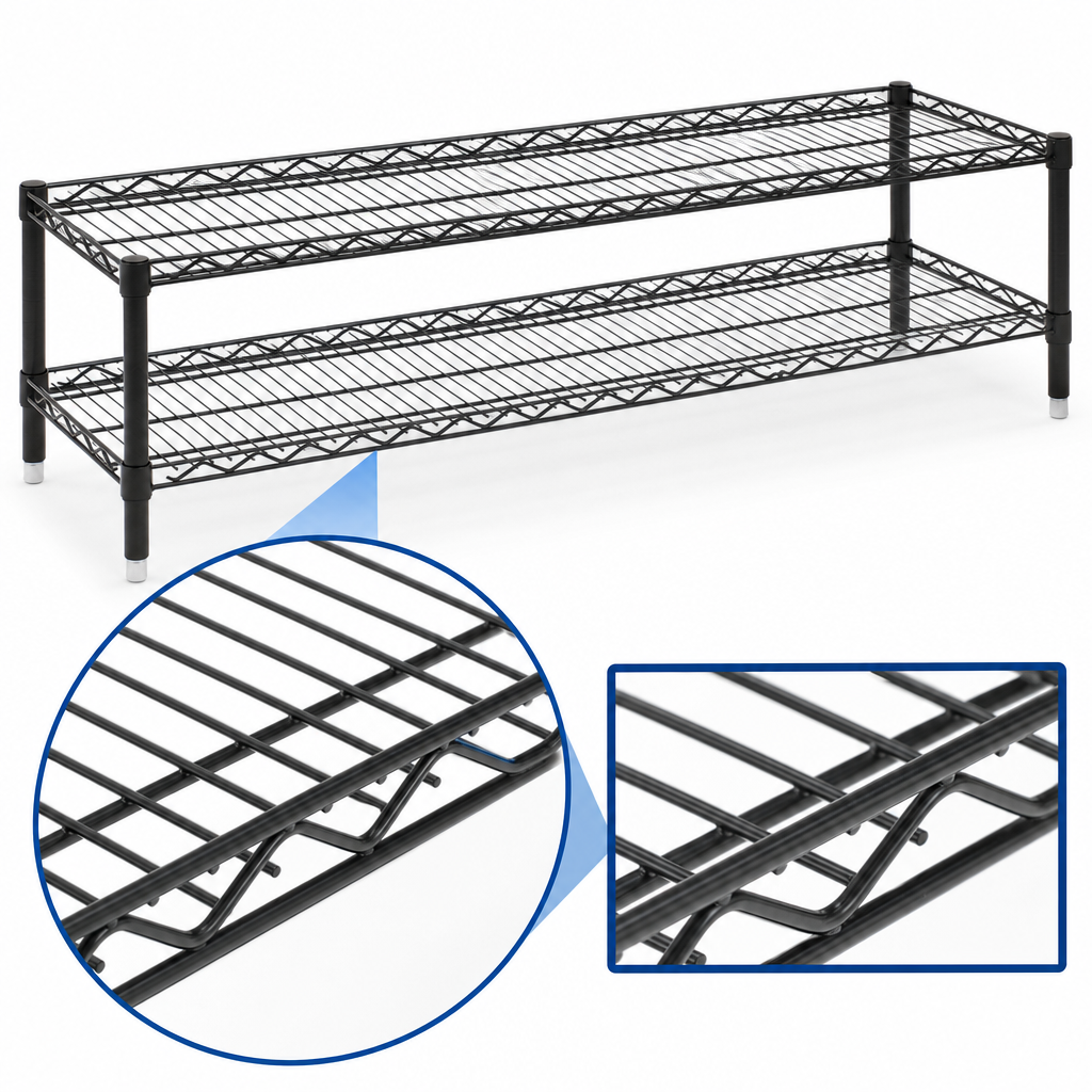 Patented QuadTruss Bottom Shelf