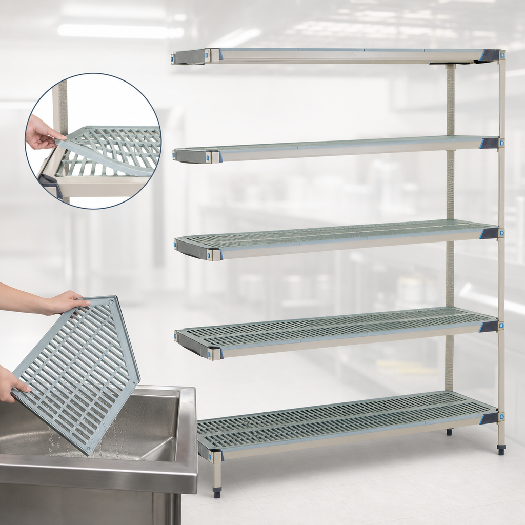 Removable Open-Grid Shelf Mats