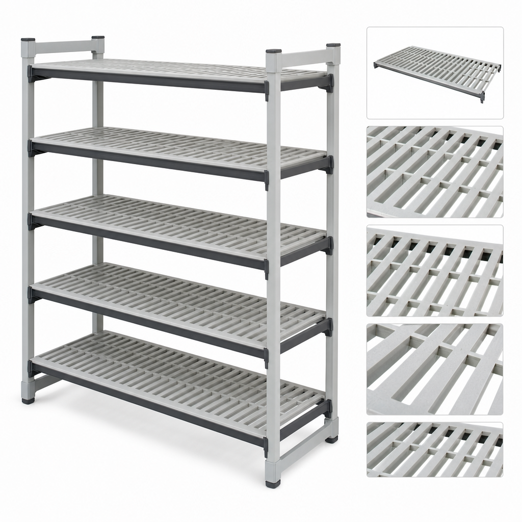 Five Vented Shelf Plates