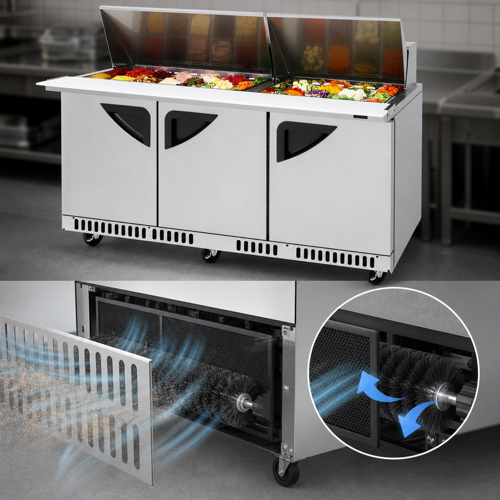 Self-Cleaning Condenser