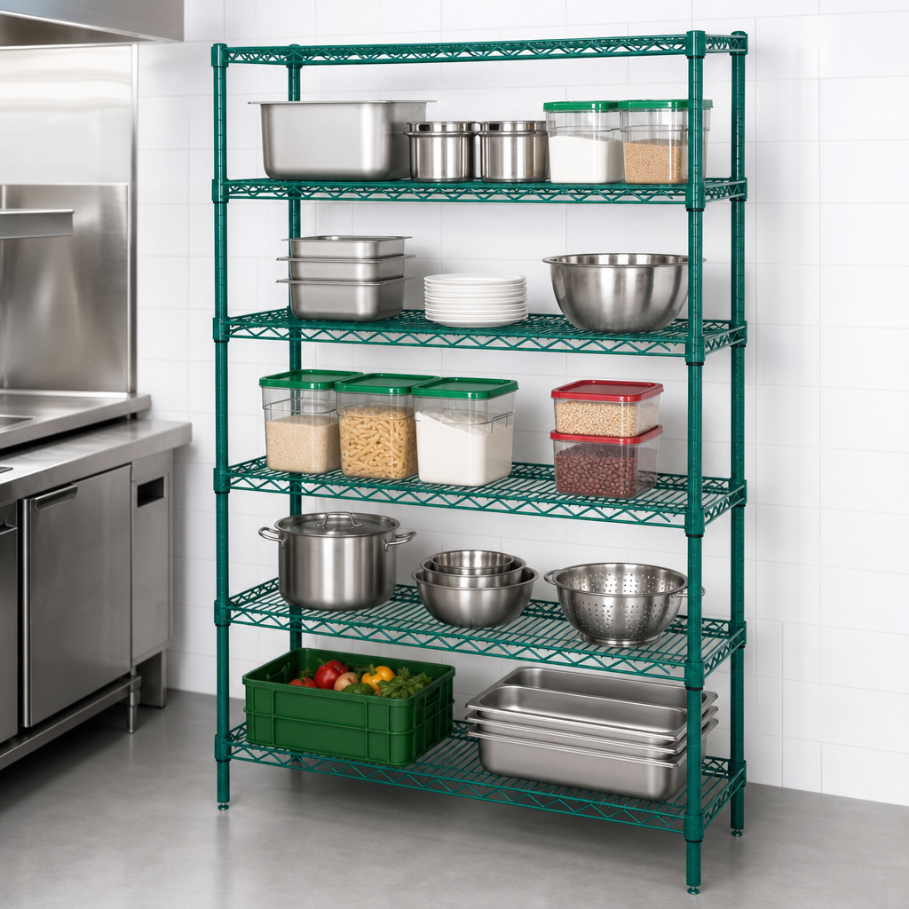 Five Wire Shelves