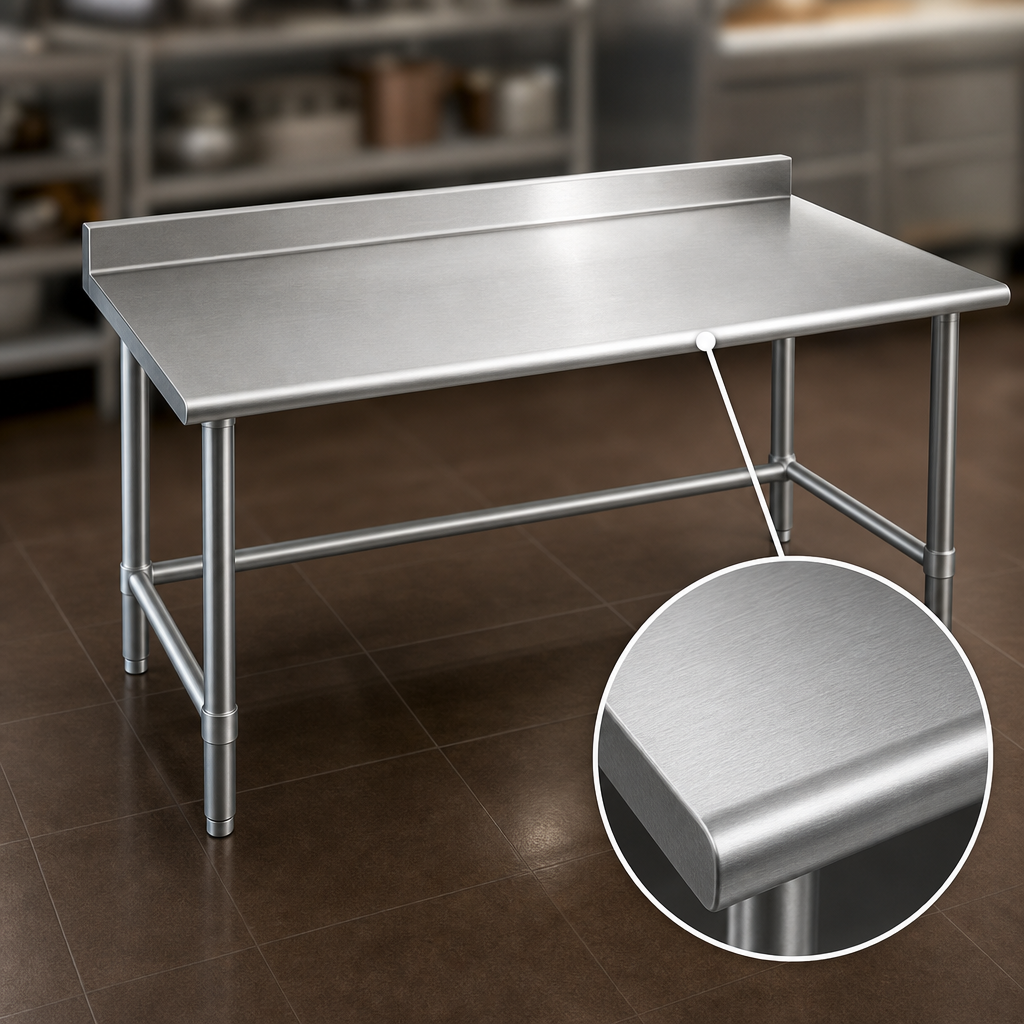 16-Gauge Stainless Steel Top