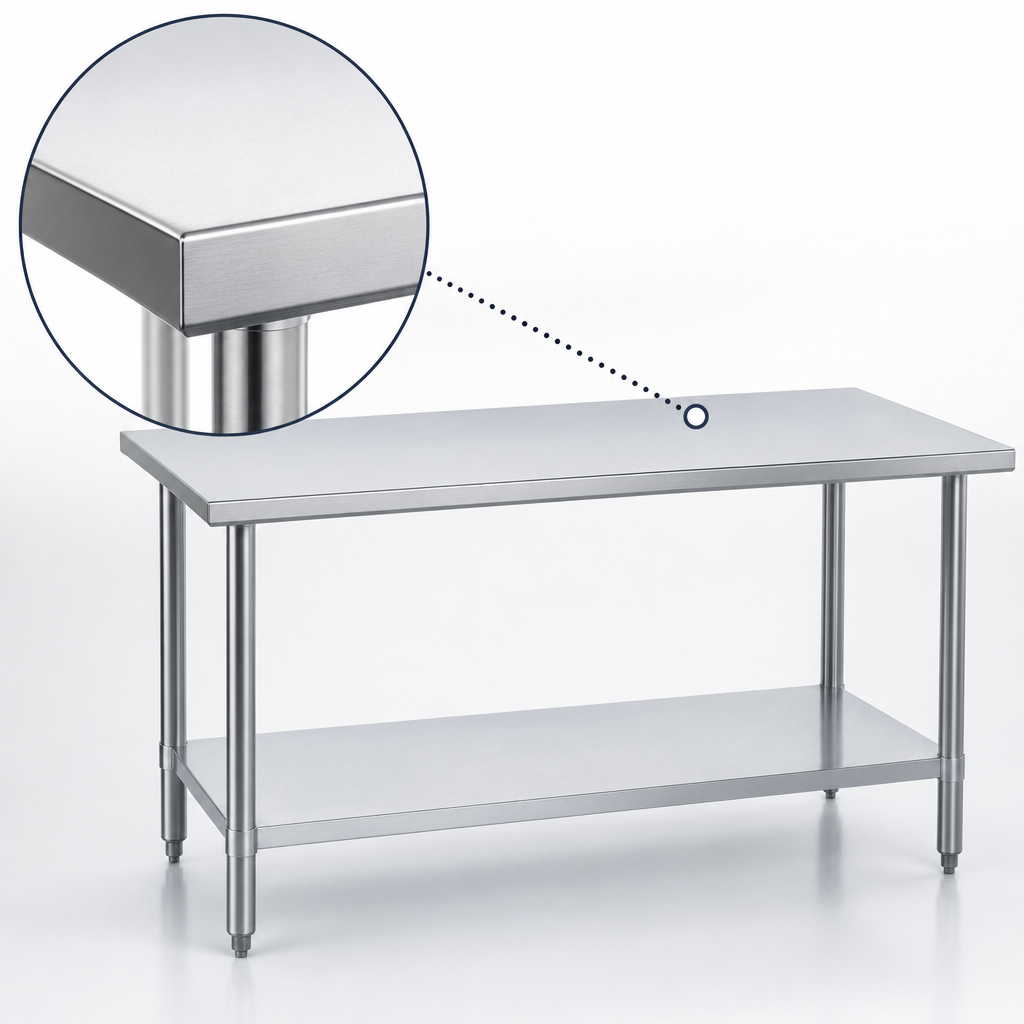 16-Gauge 400 Series Stainless Steel Top