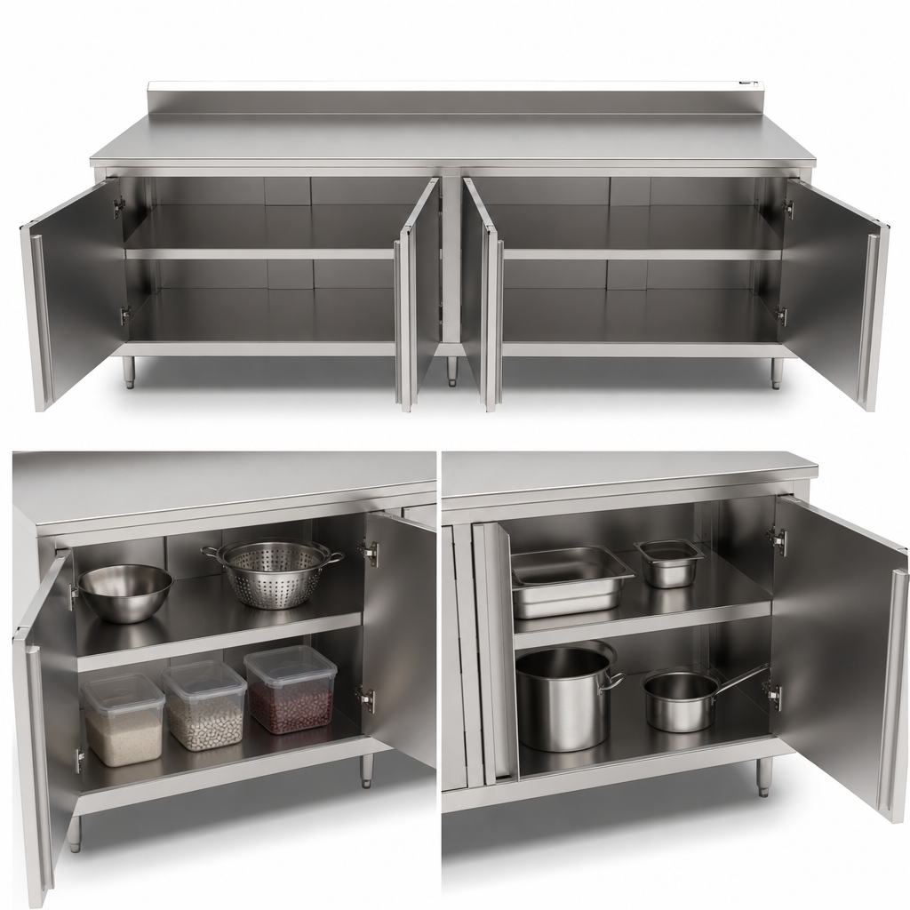 Cabinet Base with Hinged Doors