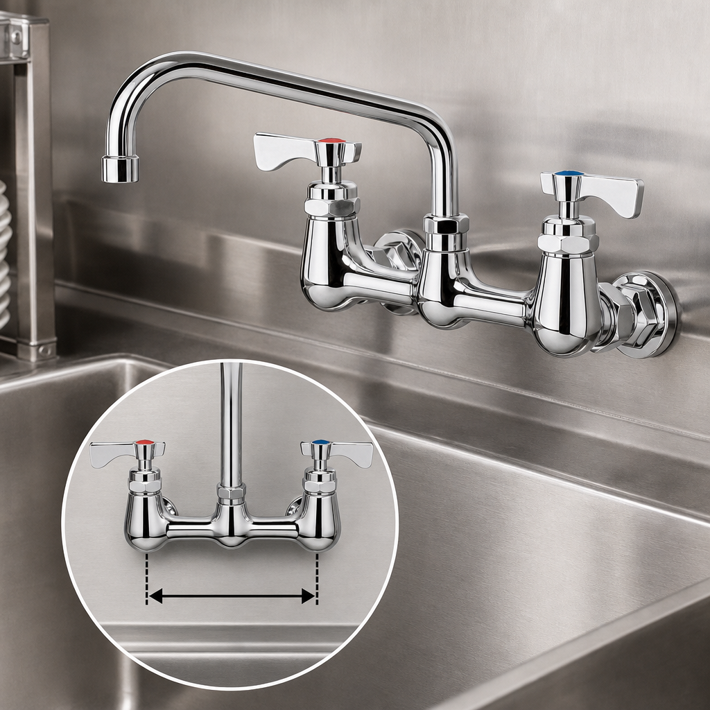 8-Inch Center Wall Mount Design