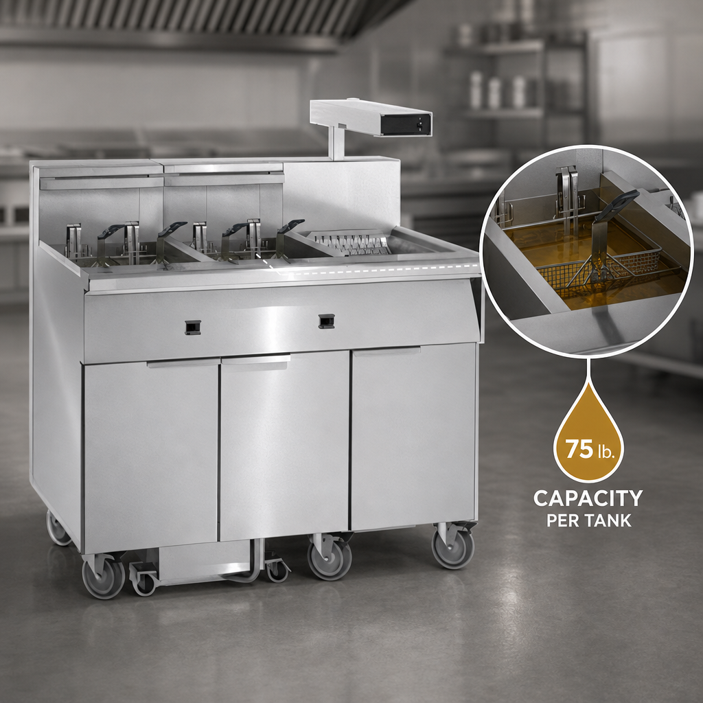 75 lb. Capacity Per Tank