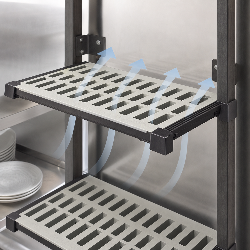 Vented Shelf Plates