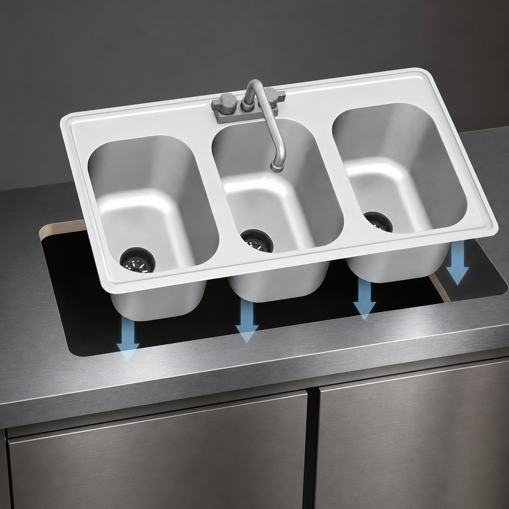 Self-Rimming Drop-In Design