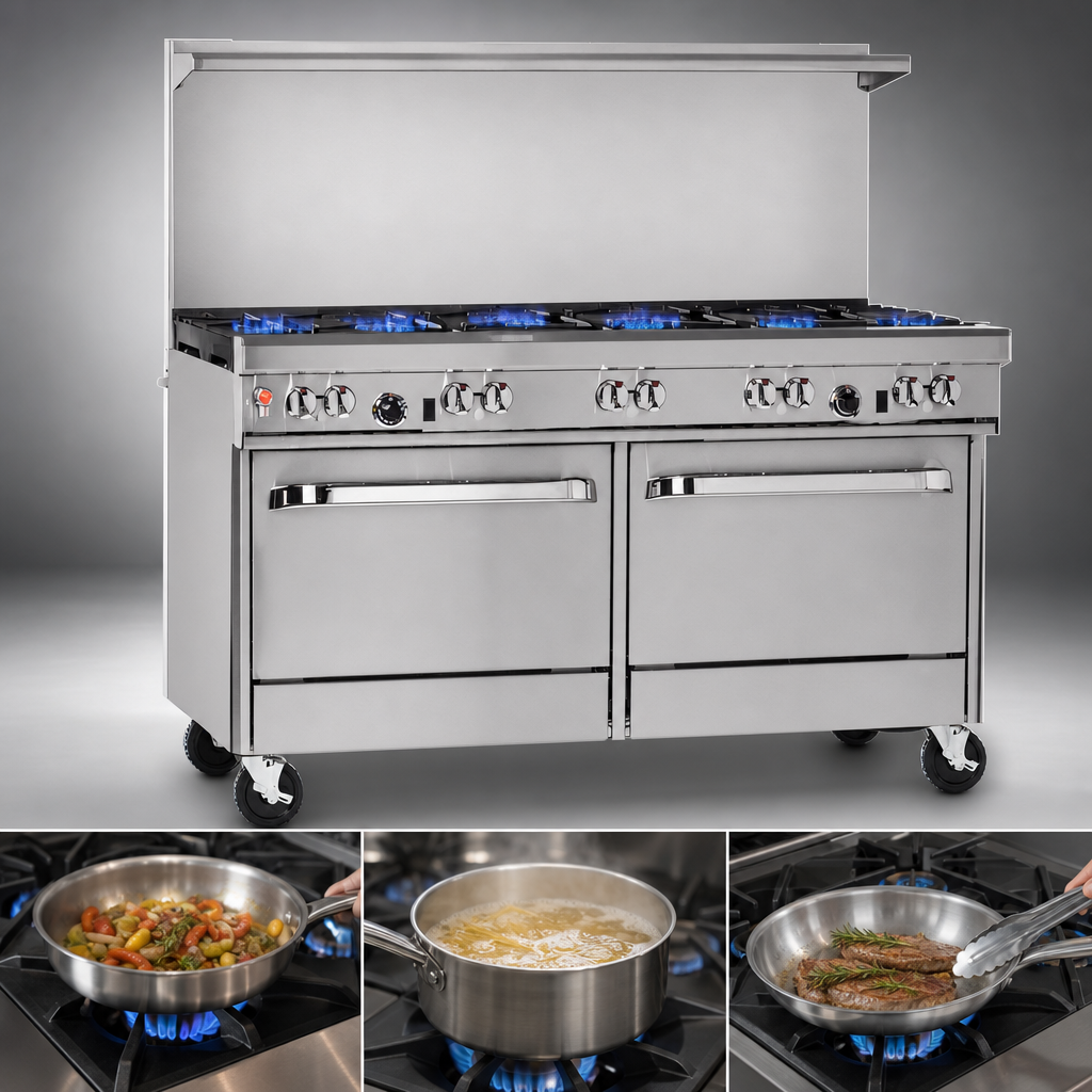 Ten Open Burners