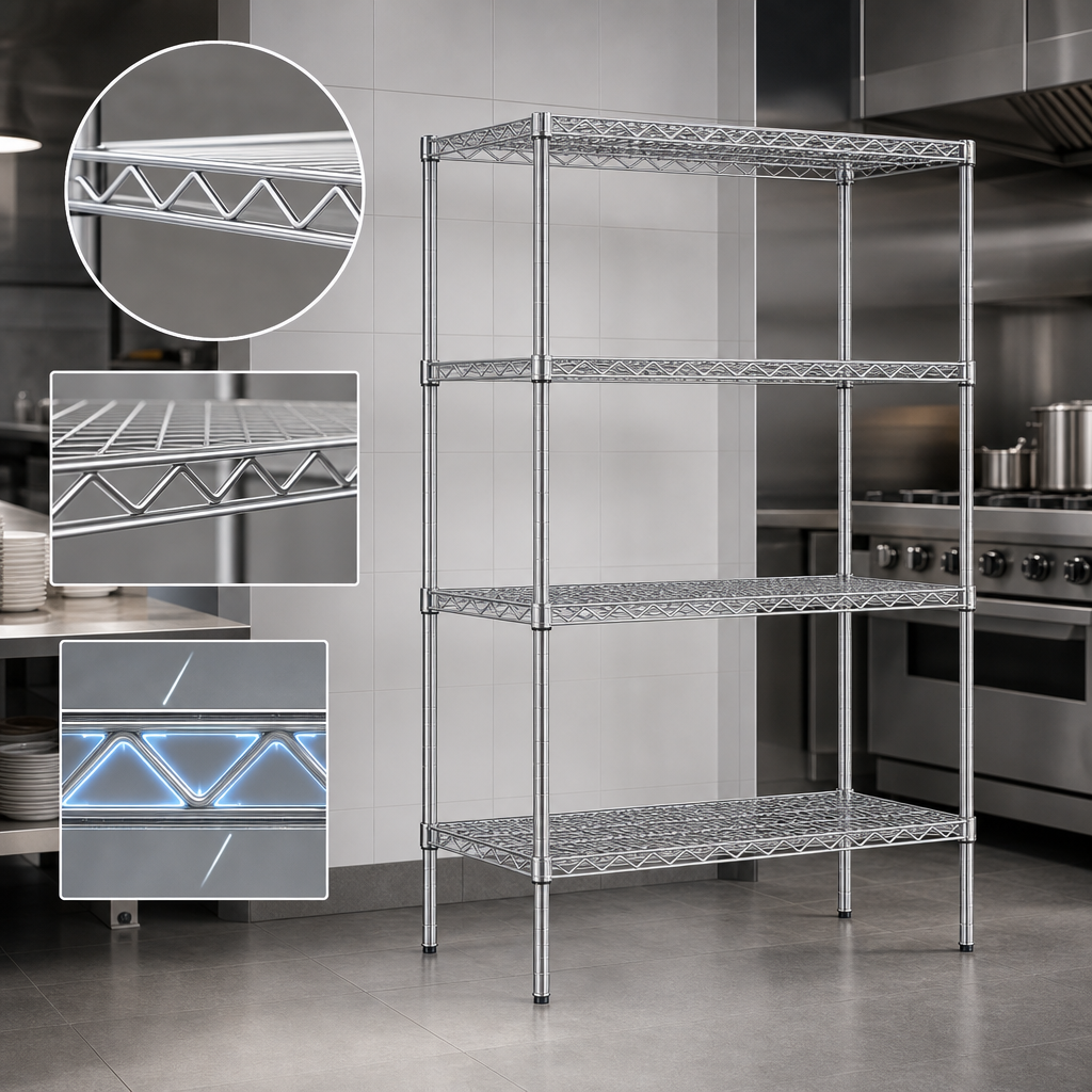 Patented QuadTruss® Shelves