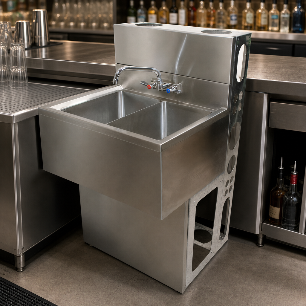 Two-Compartment Sink