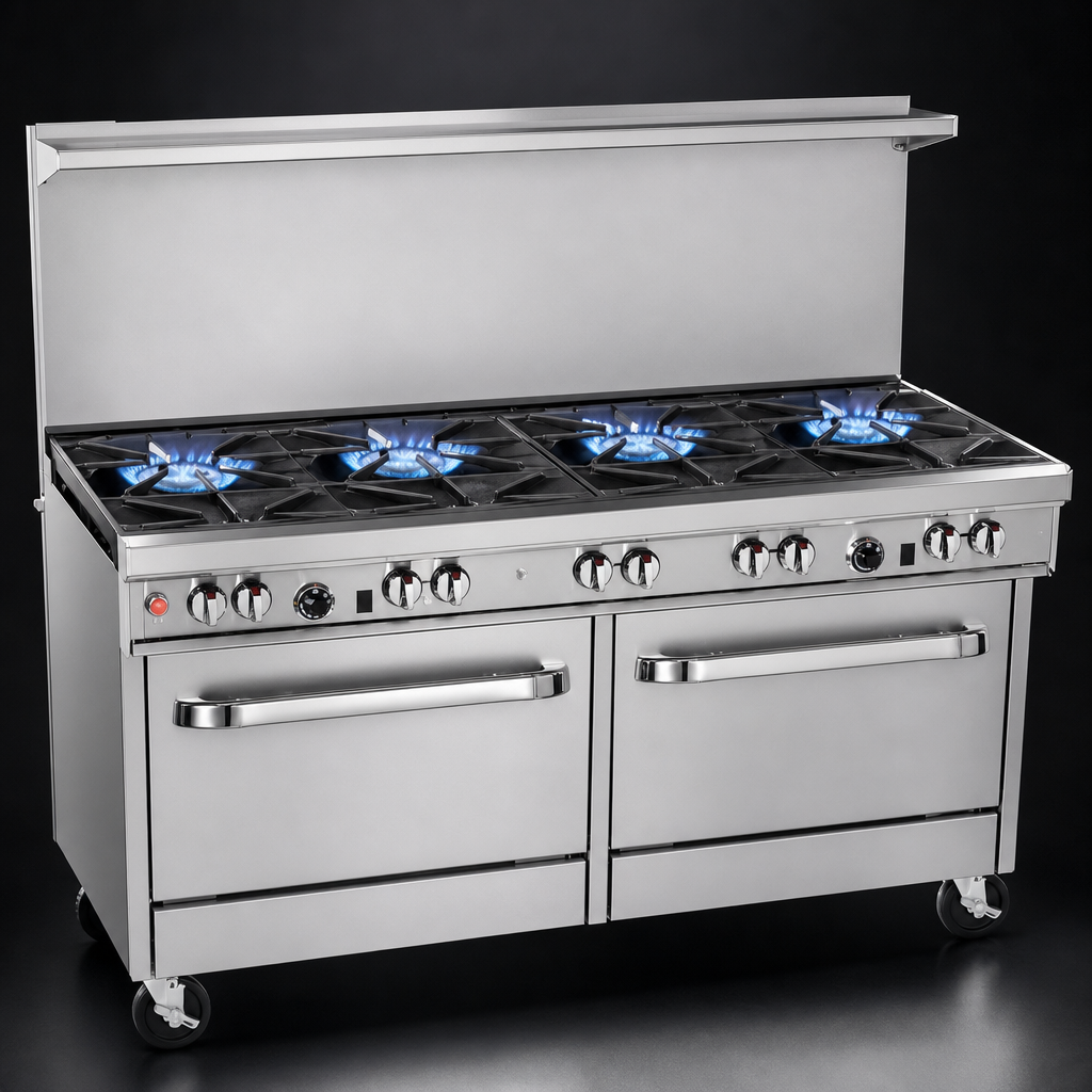 Six Open Burners
