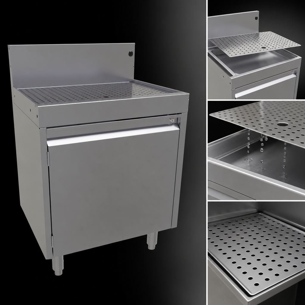 Drain Pan with Removable Perforated Insert