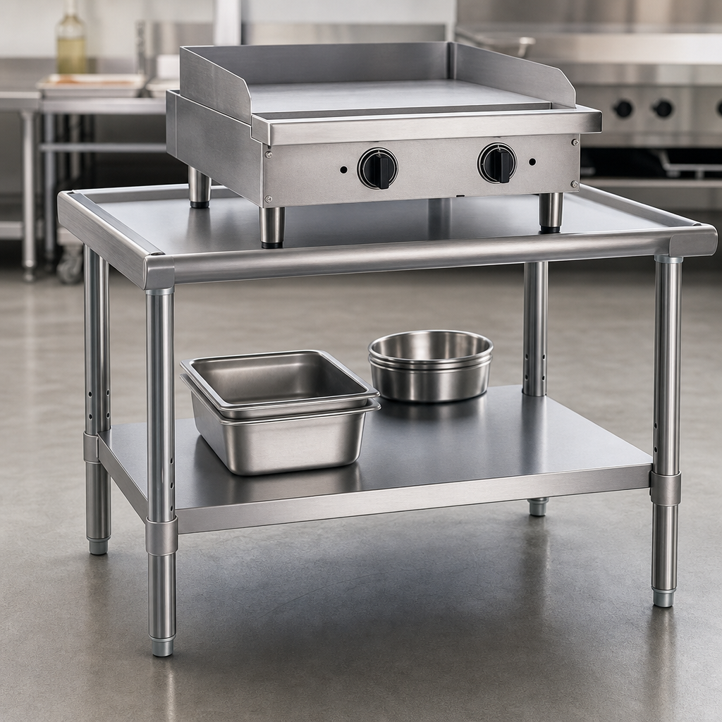 16-Gauge Stainless Steel Top