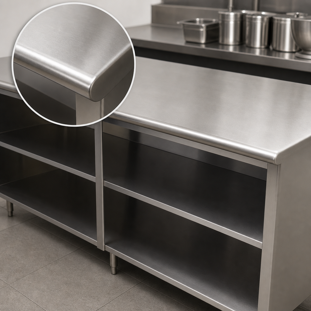 16 Gauge 304 Stainless Steel Top