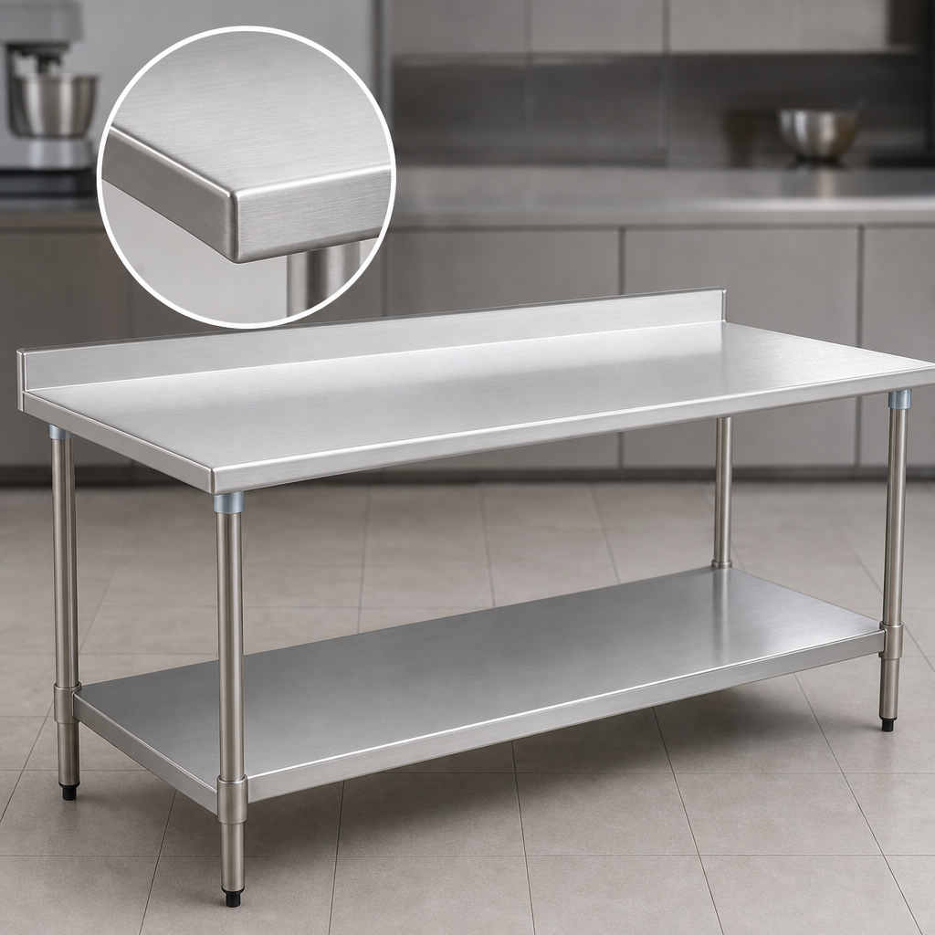 16-Gauge 300-Series Stainless Steel Top