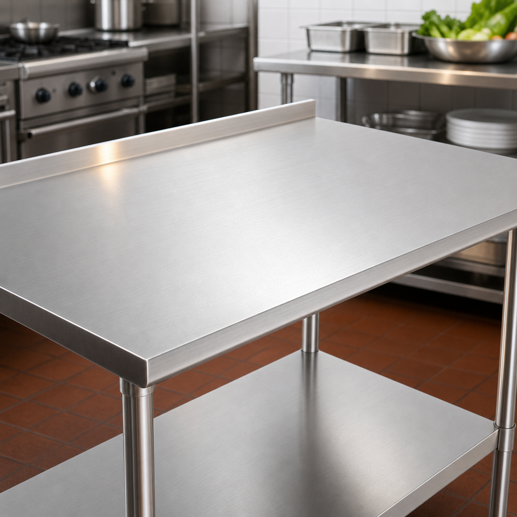 14-Gauge Stainless Steel Top