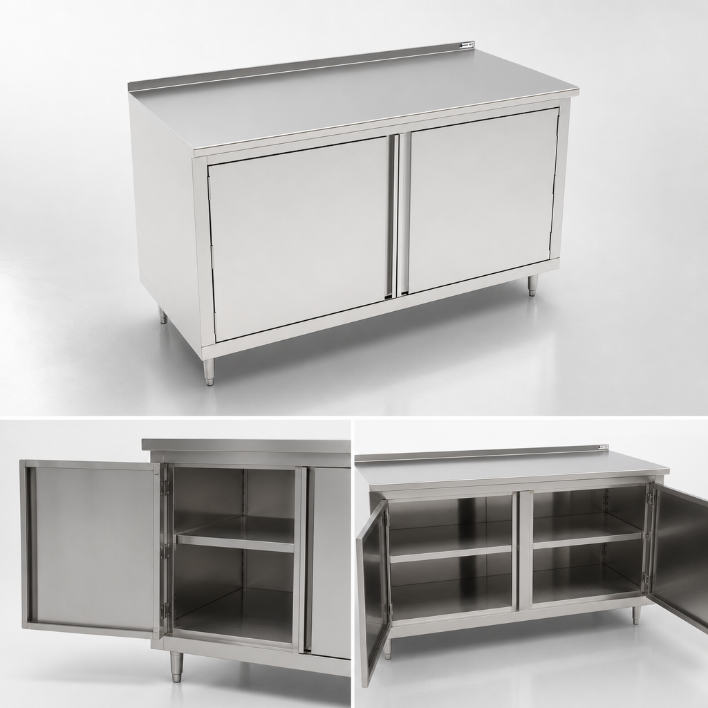 Cabinet Base With Hinged Doors