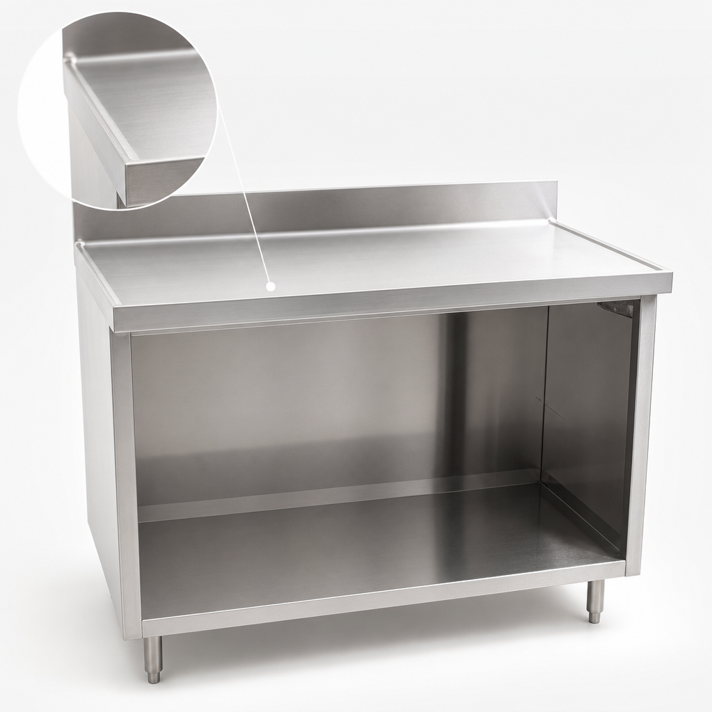 14-Gauge 304 Stainless Steel Top