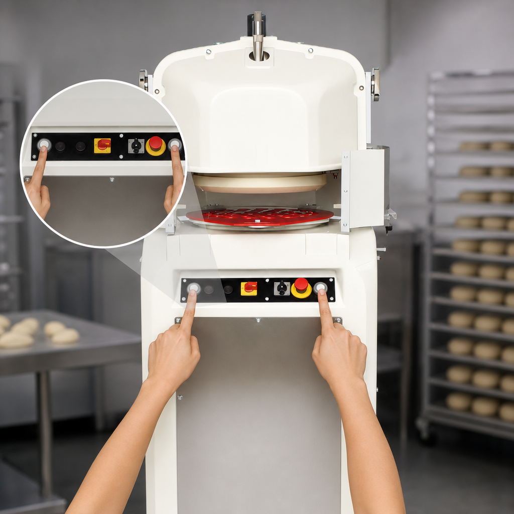 Dual Safety Button Operation
