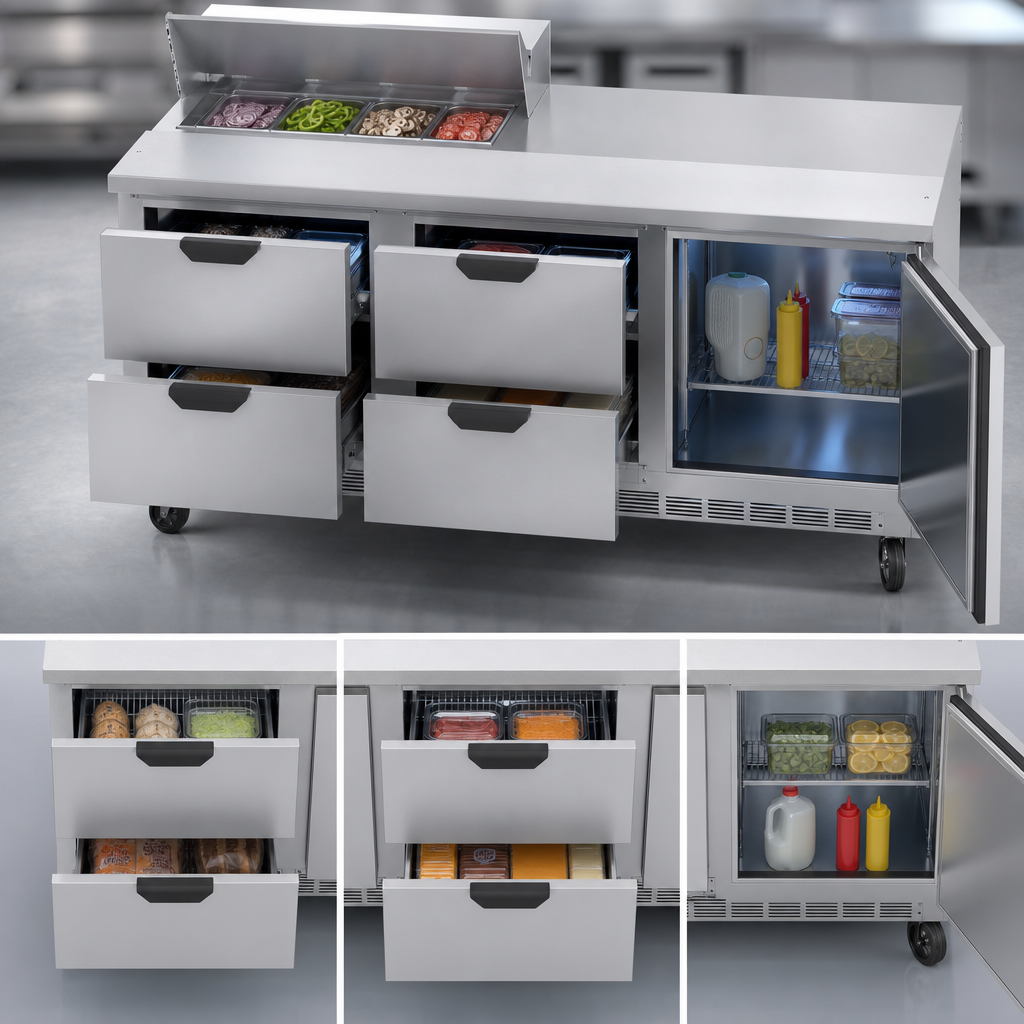 Three-Section Storage