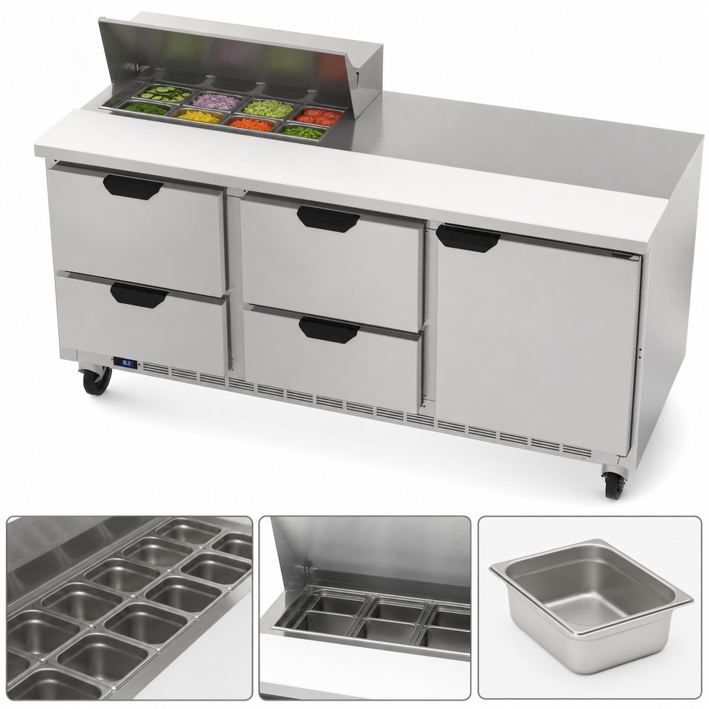 Eight-Pan Top Opening