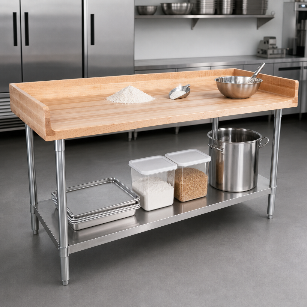 Bakers' Top with Coved Riser
