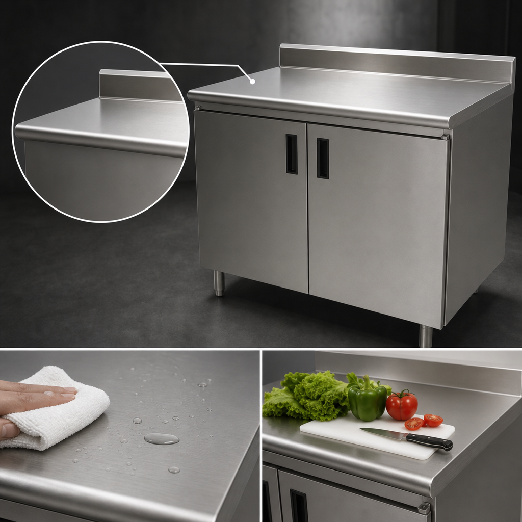 14-Gauge 304 Stainless Steel Top