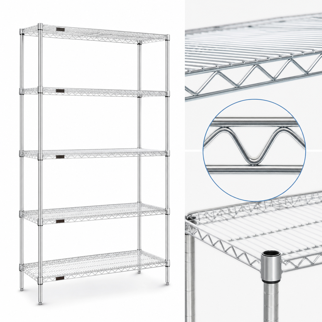 Patented QuadTruss Shelves