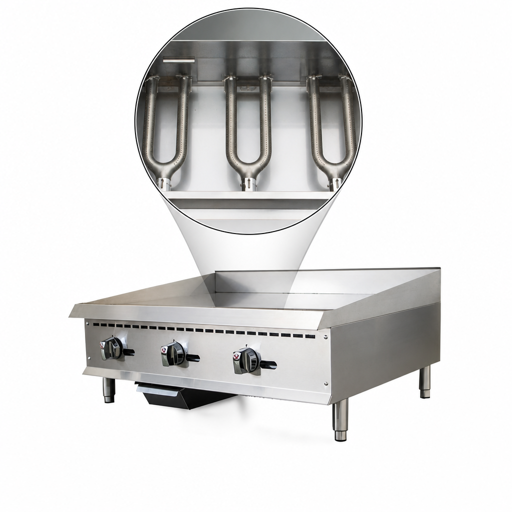 Three U-Shape Burners
