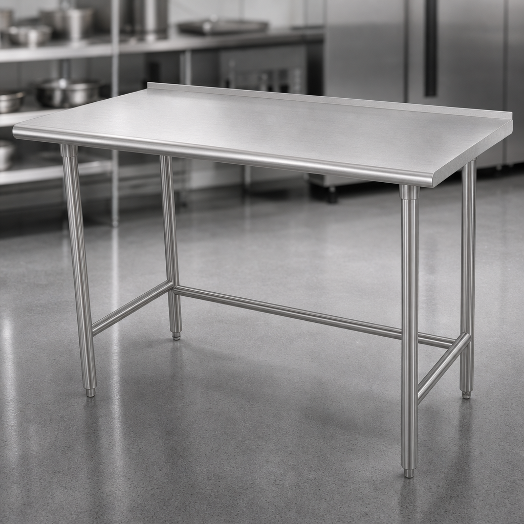 16-Gauge 304 Stainless Steel Top