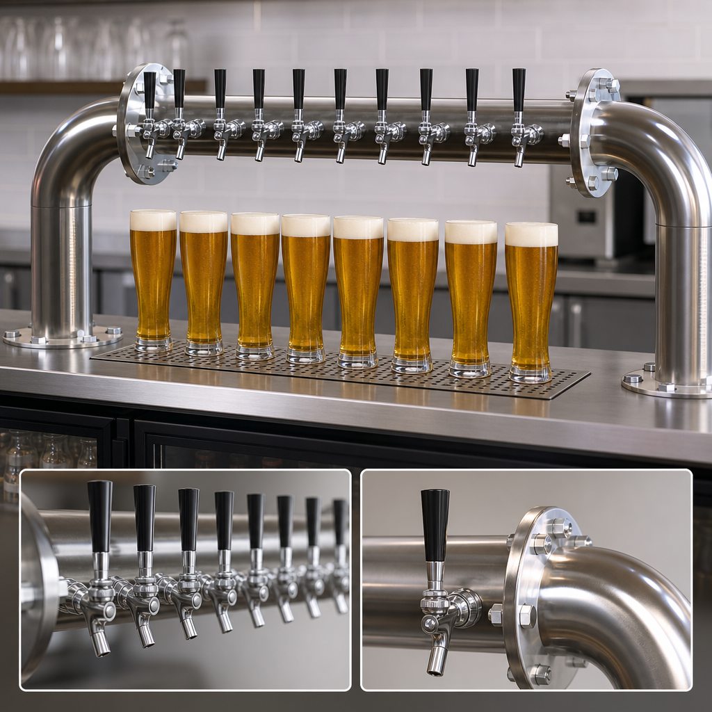 Eight-Faucet Capacity