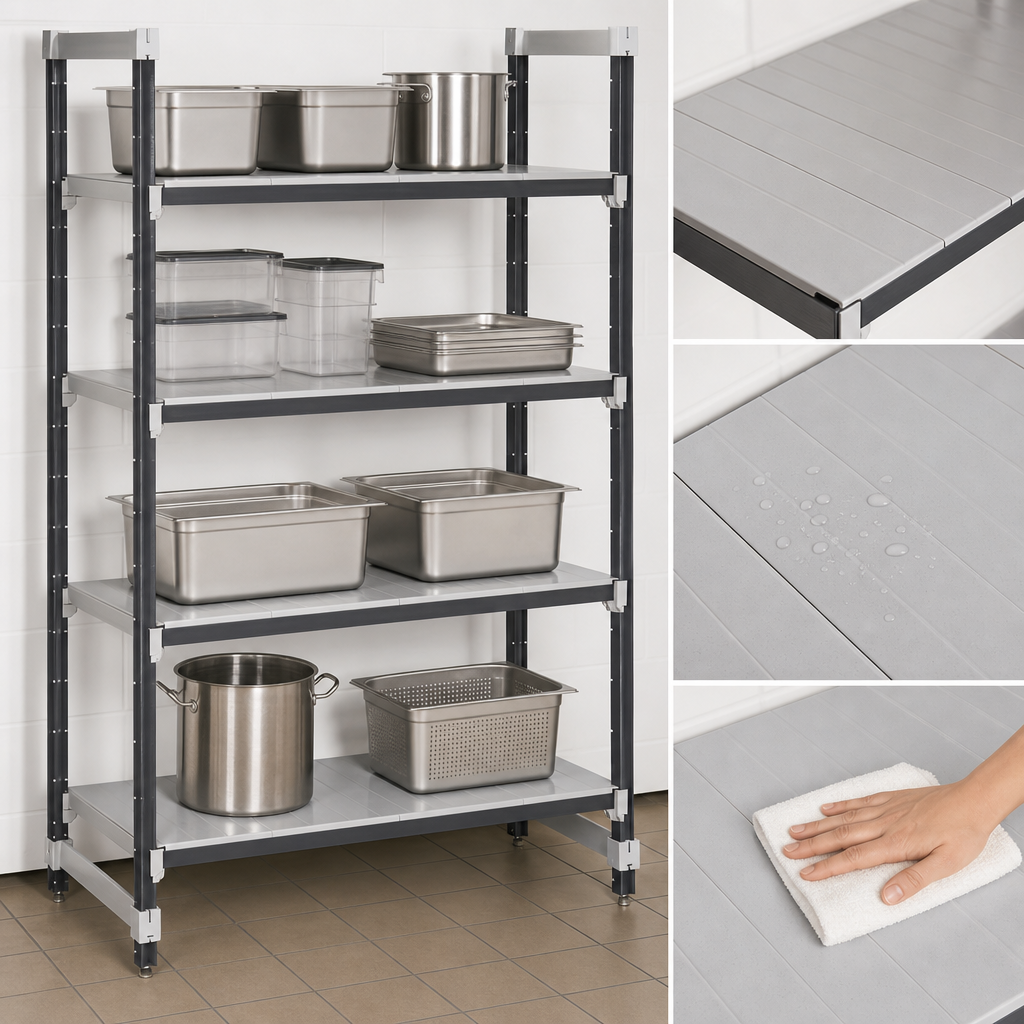 Solid Reinforced Polypropylene Shelf Plates