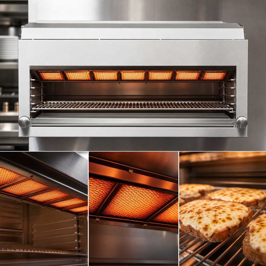 Six Infrared Burners