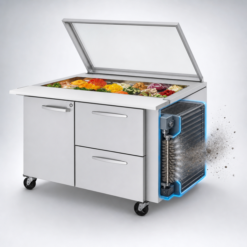 Self-Cleaning Condenser