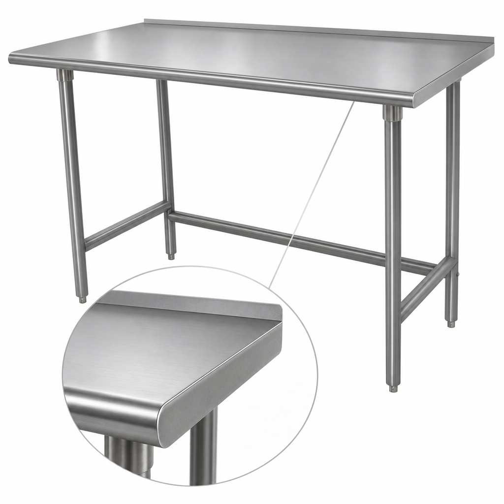 16-Gauge Stainless Steel Top