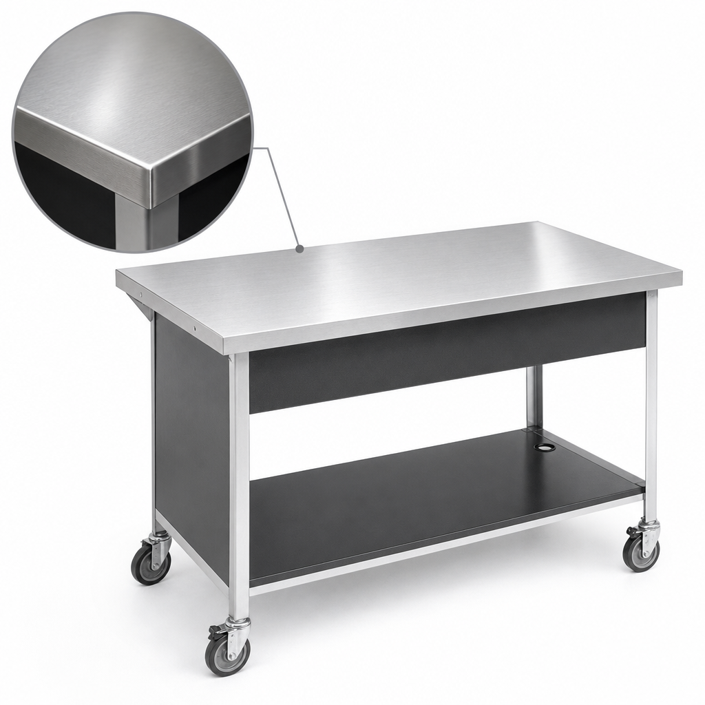 16-Gauge 304 Stainless Steel Top
