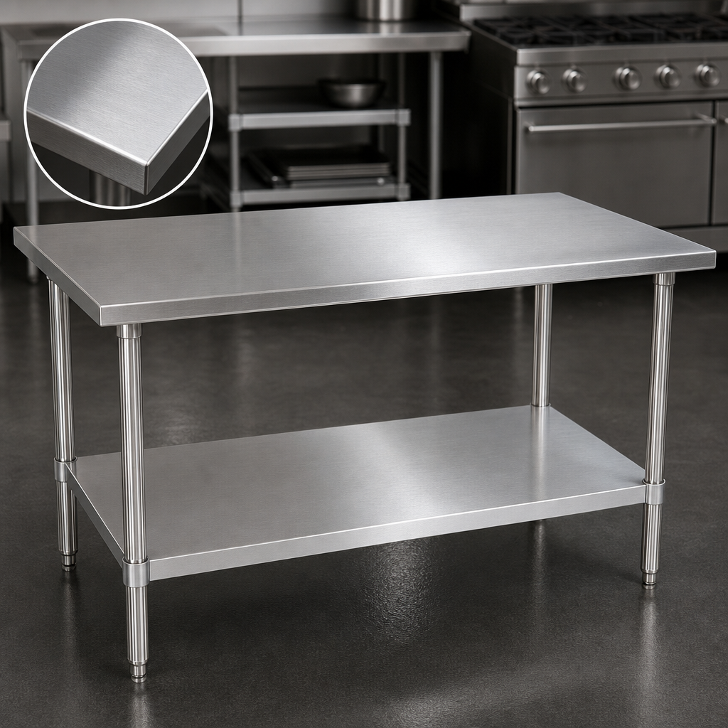 16-Gauge Stainless Steel Top