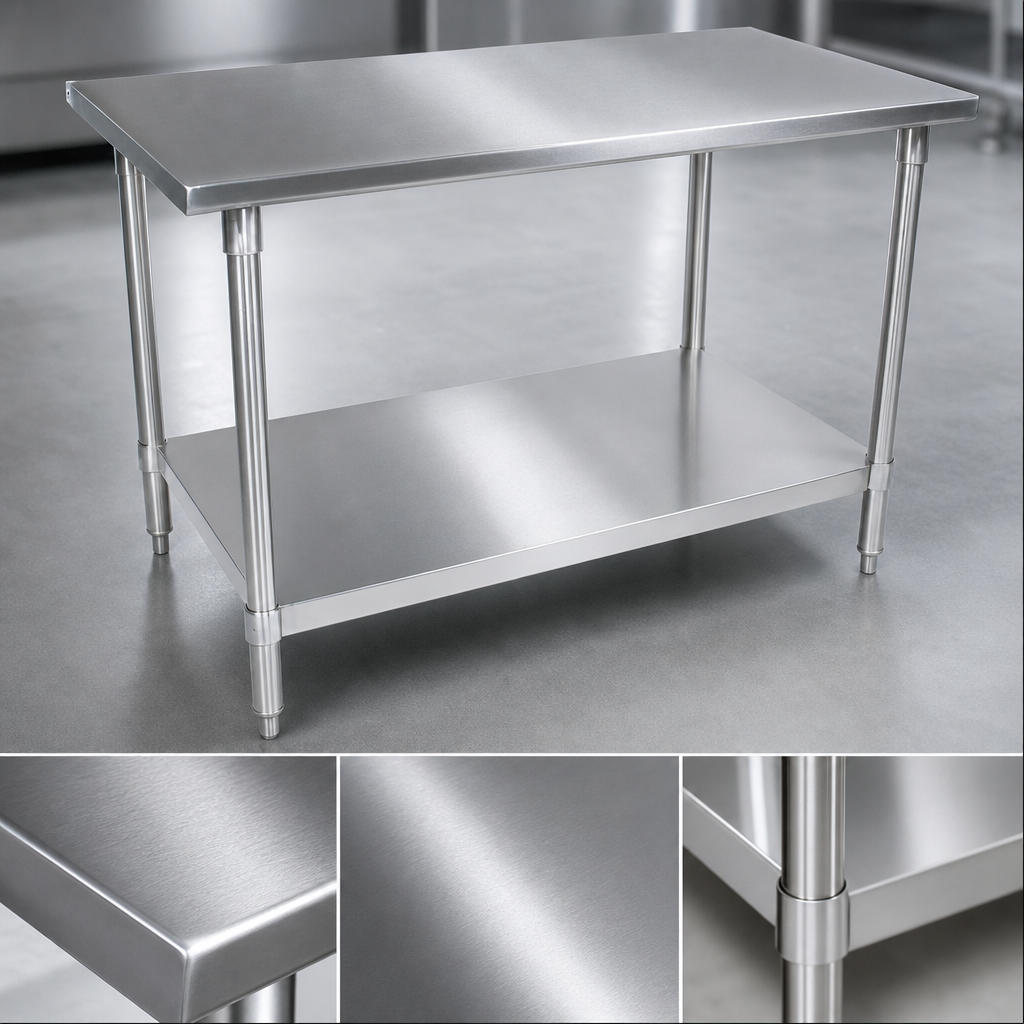 300-Series Stainless Steel With #4 Polish