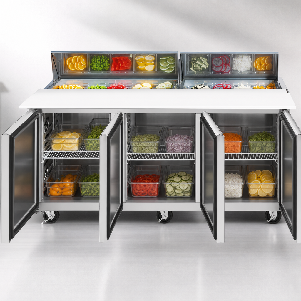 Three-Section Storage Cabinet