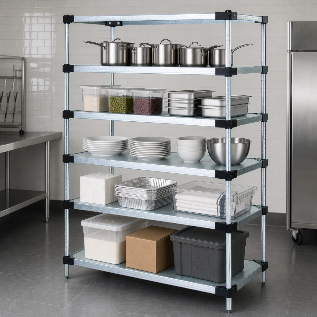 Five Solid Shelves
