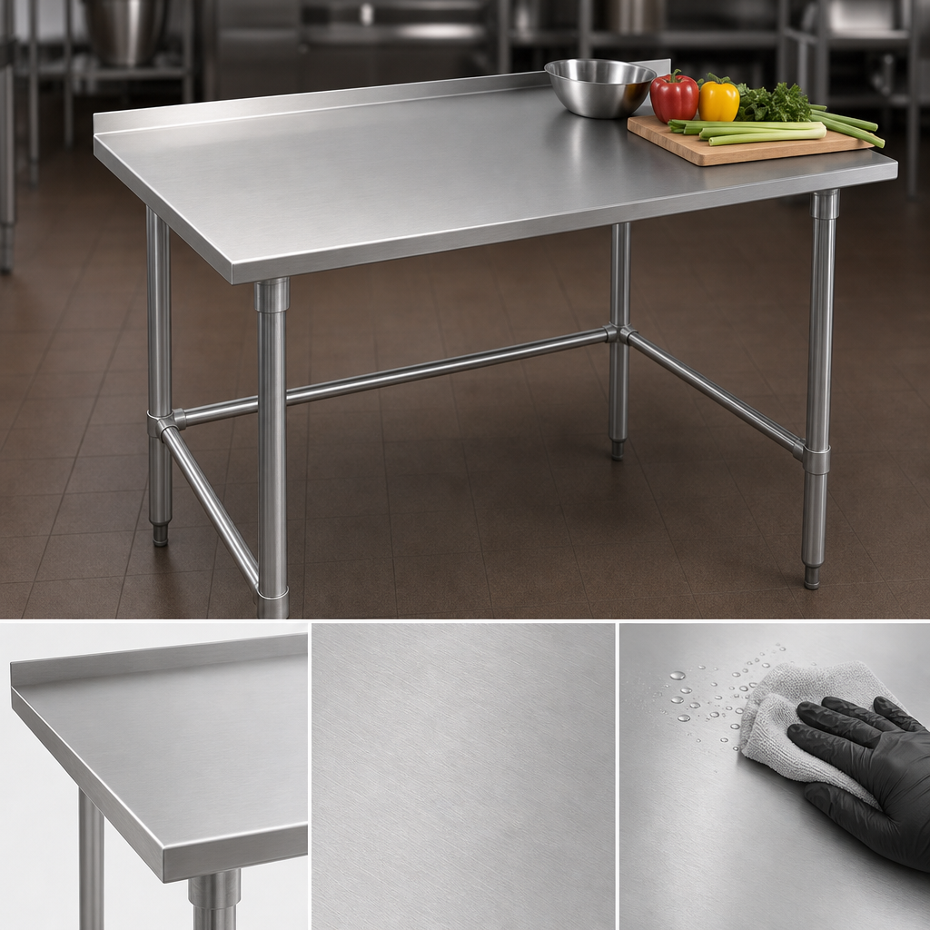 14-Gauge 300-Series Stainless Steel Top