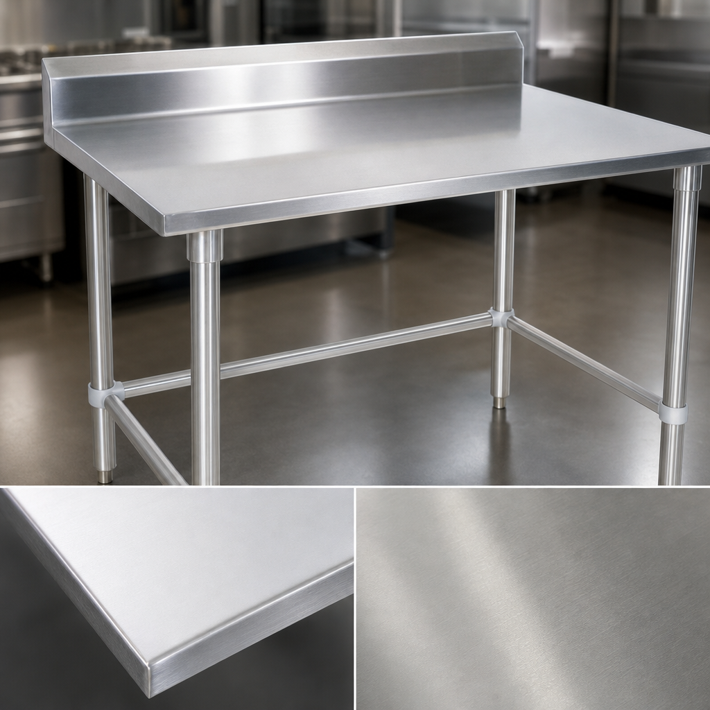 14-Gauge 300-Series Stainless Steel Top